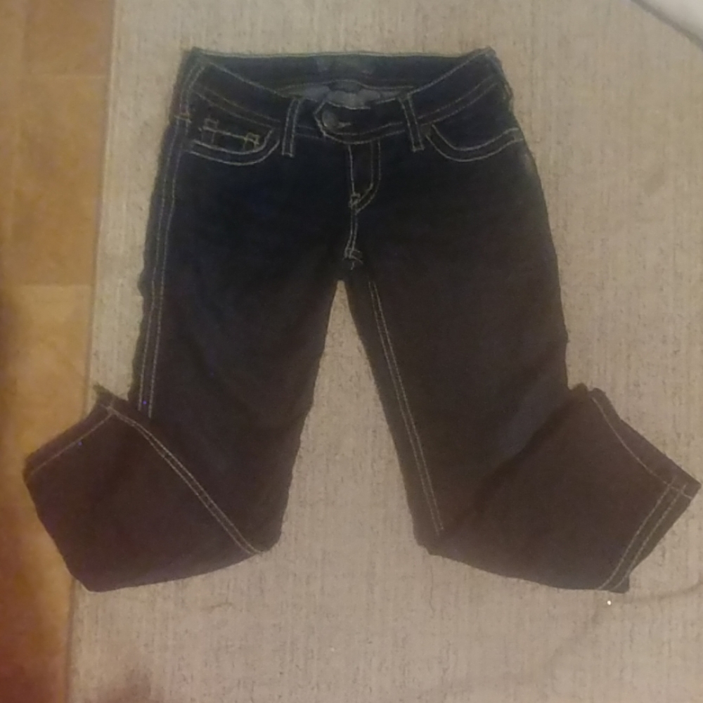 Silver Jeans Tuesday Skinny Crop Capris